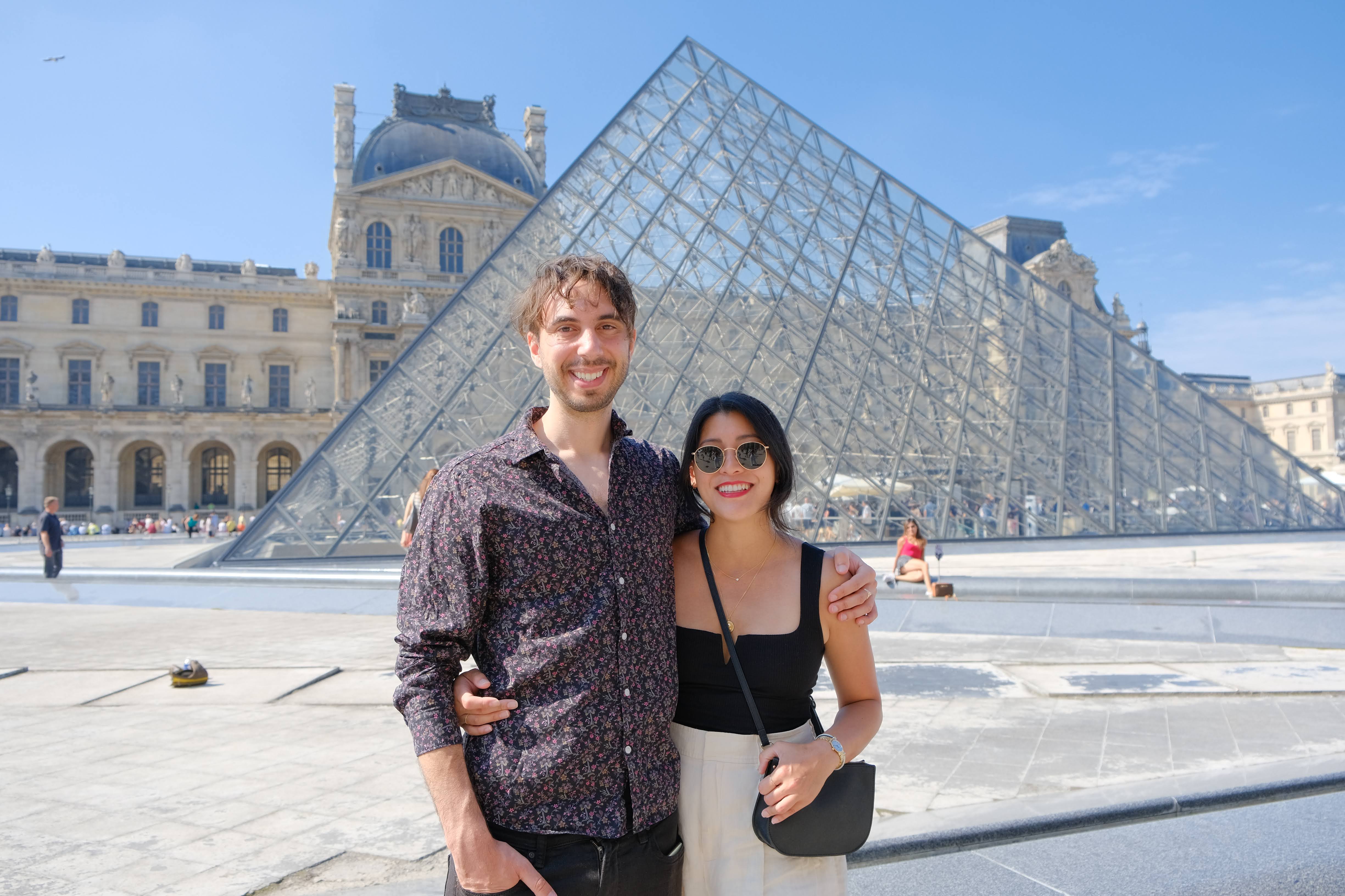 At the Louvre in Paris