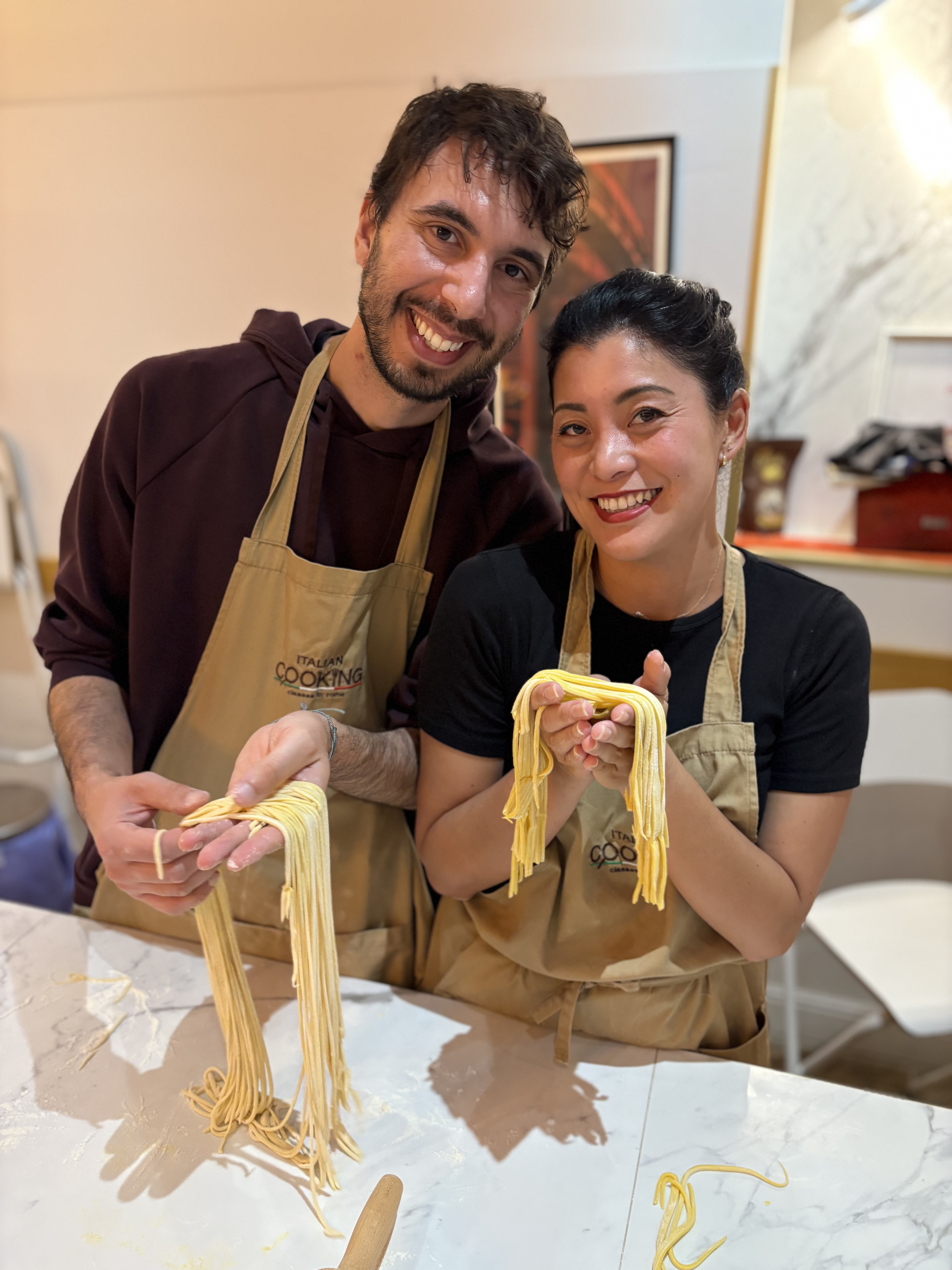 Pasta making class in Italy