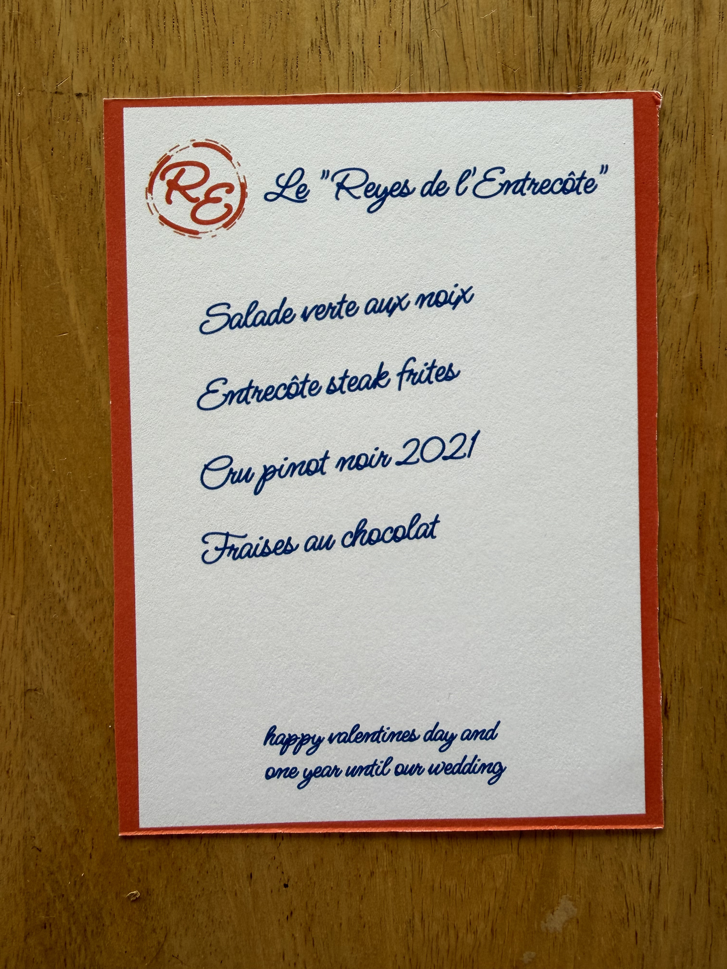 Party menu